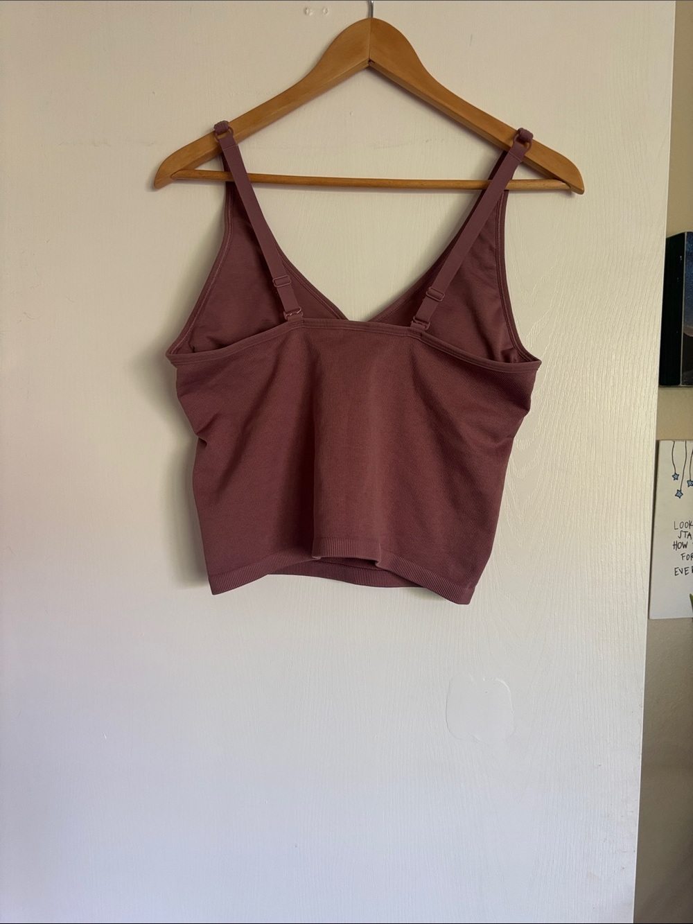 Gymshark Mauve-Lilac Ruched V-Neck Camisole - Picture 3 of 3